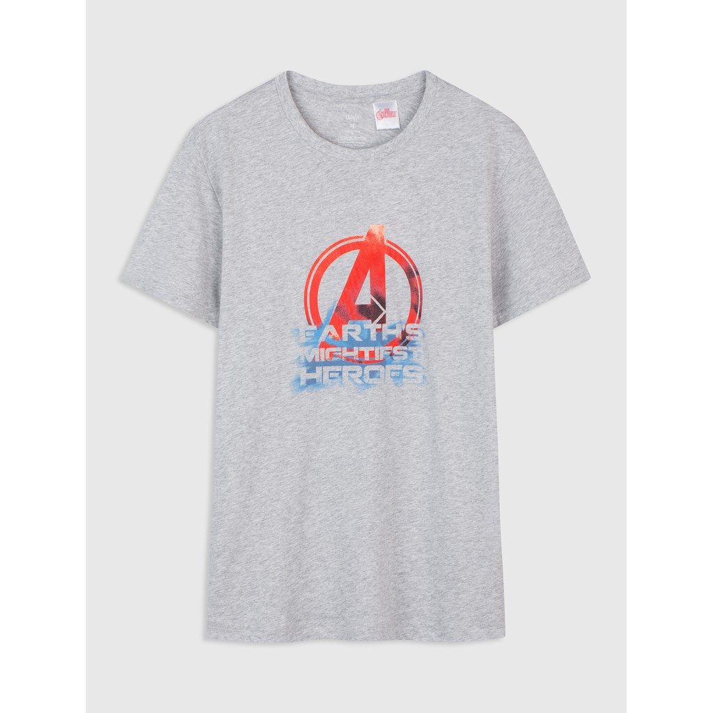 Áo phông nam cotton US in hình siêu anh hùng Marvel CANIFA 8TS20S017