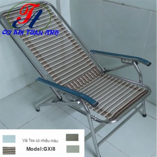 Ghế bố xếp inox không gác chân