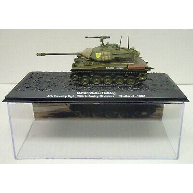 Mô hình xe tăng tỷ lệ 1:72 DeAgostini M-41 US  Army, Sư đoàn Kỵ binh số 25 “Tia chớp nhiệt đới” trong CTVN.