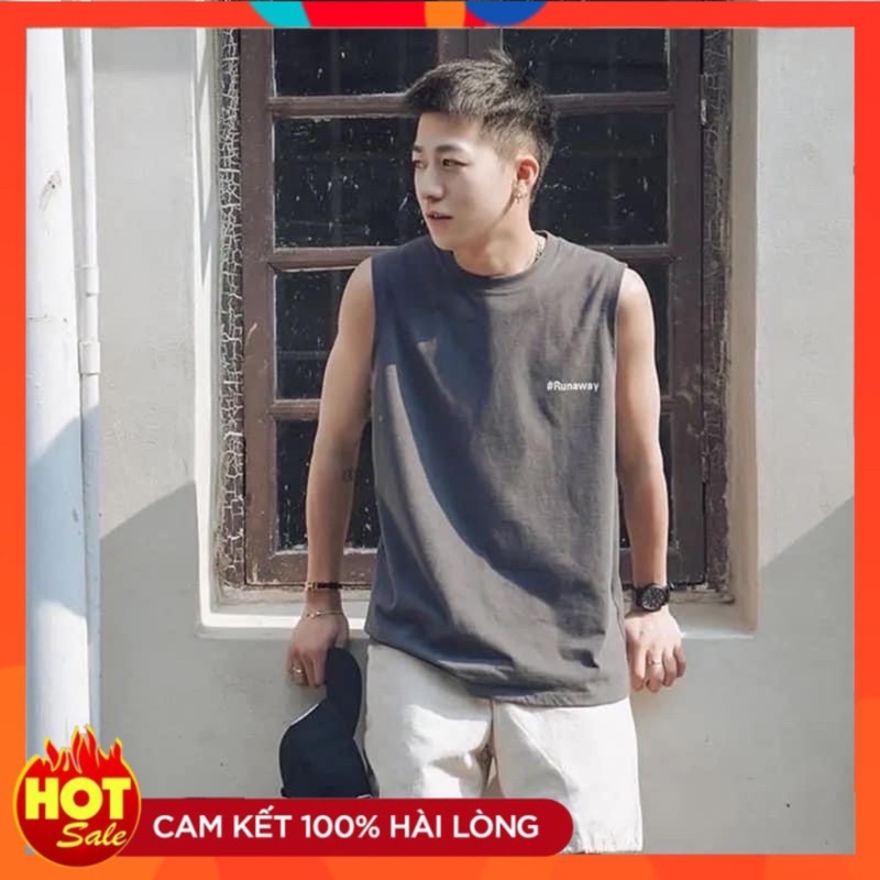 (Có ảnh thật) Áo tanktop ba lỗ mùa hè của nam chất liệu cotton siêu mát mẻ, cam kết chất đẹp