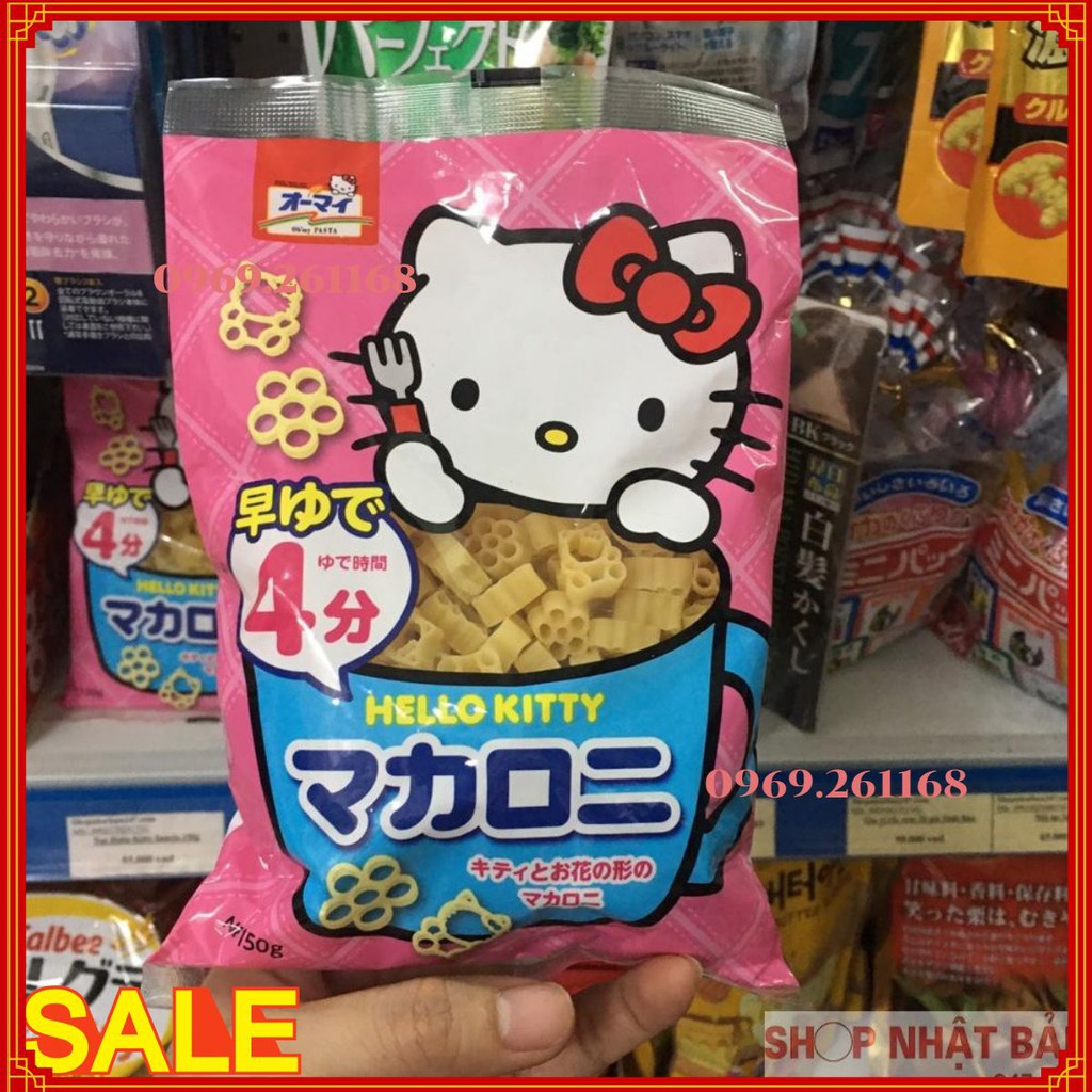 Mì Nui Hello Kitty cho bé, 150g - Nhật Bản