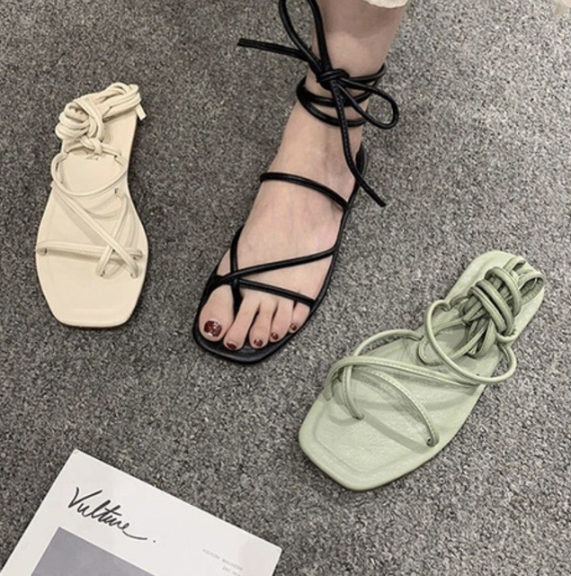 HÀNG QC LOẠI 1 sandal buộc dây video thật 🚩HÀNG CÓ SẴN