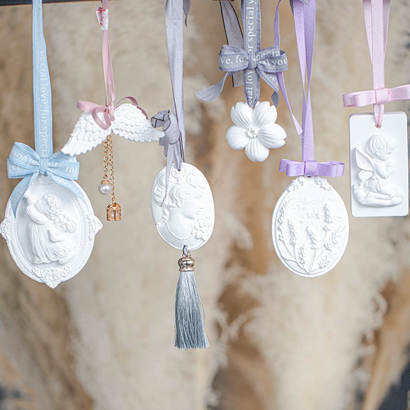 Bộ Kit Làm Sáp Thơm Treo Hình Cô Gái Làm Quà Tặng Handmade DIY