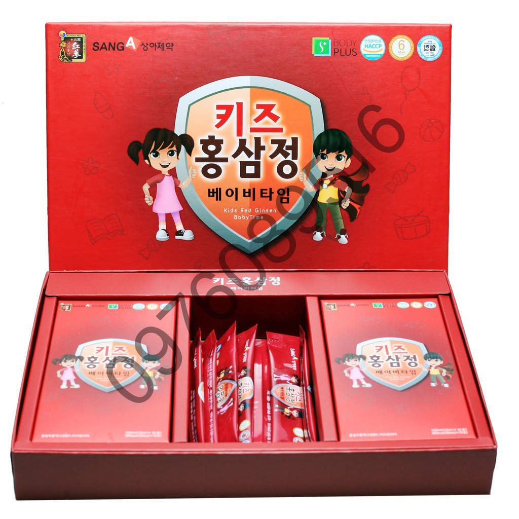 Hồng Sâm Baby SangA Chính Hãng Hàn Quốc, Hộp 30 gói