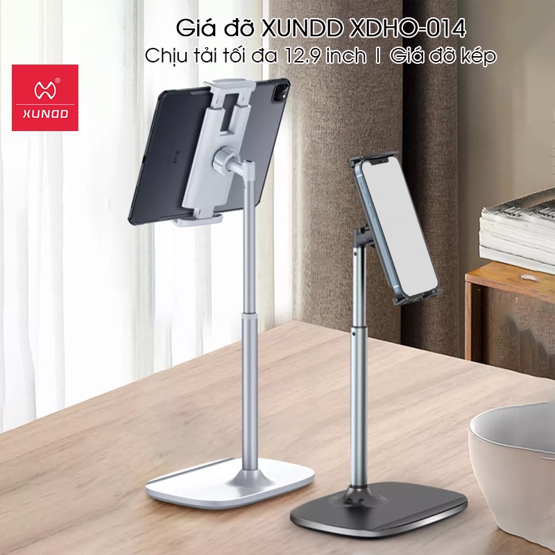 Giá đỡ XUNDD XDHO-014 - Giá đỡ điện thoại, máy tính bảng, iPhone, iPad Xoay 360° Có Thể Điều Chỉnh Độ Cao