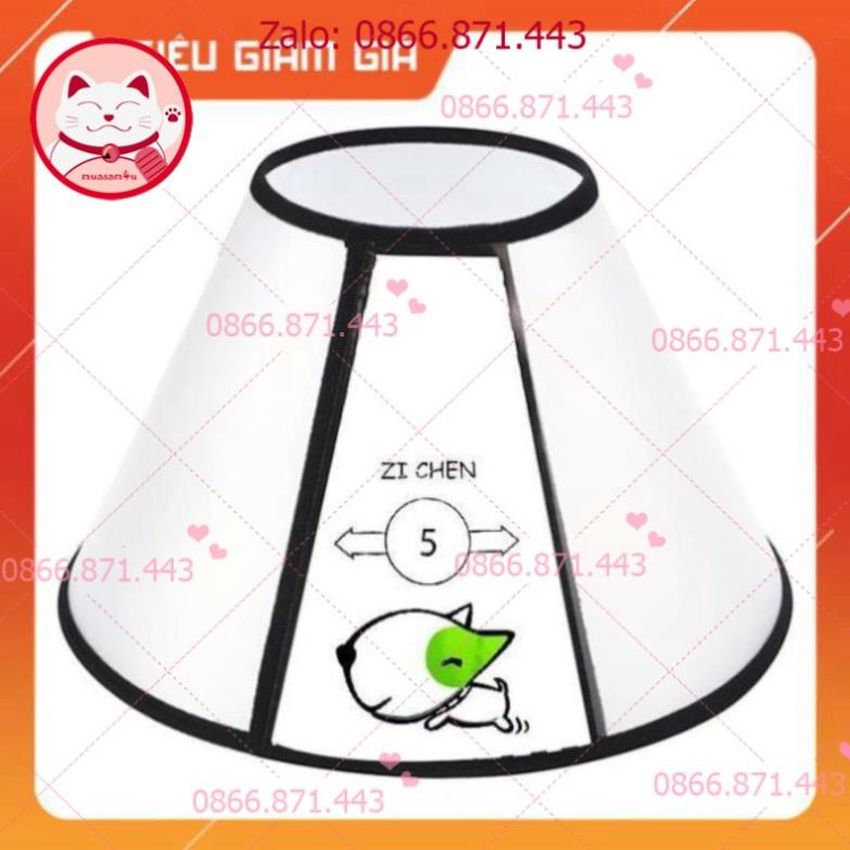 ⚡𝐅𝐑𝐄𝐄𝐒𝐇𝐈𝐏⚡  Loa - Vòng cổ chống liếm cao cấp Zichen dành cho chó mèo - petshop số 01