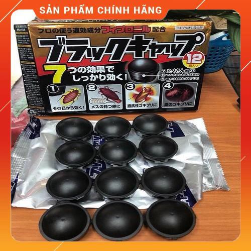 [CHÍNH HÃNG]- Loại Xịn -Viên diệt gián EARTH Nhật Bản hộp 12 viên