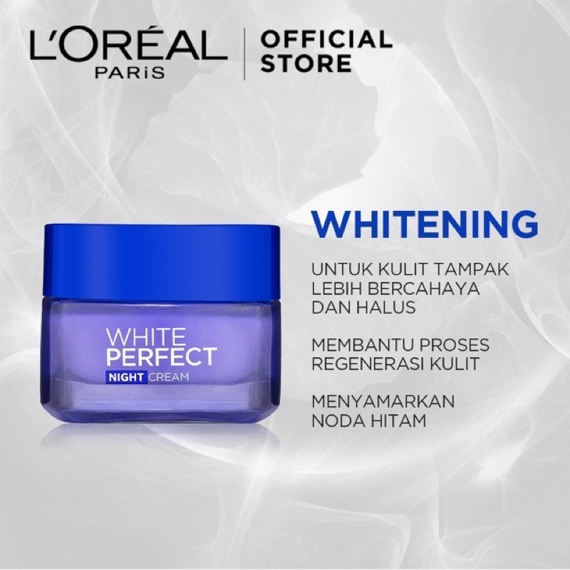 (Hàng Mới Về) Kem Dưỡng Trắng Da Ban Đêm Loreal 50ml