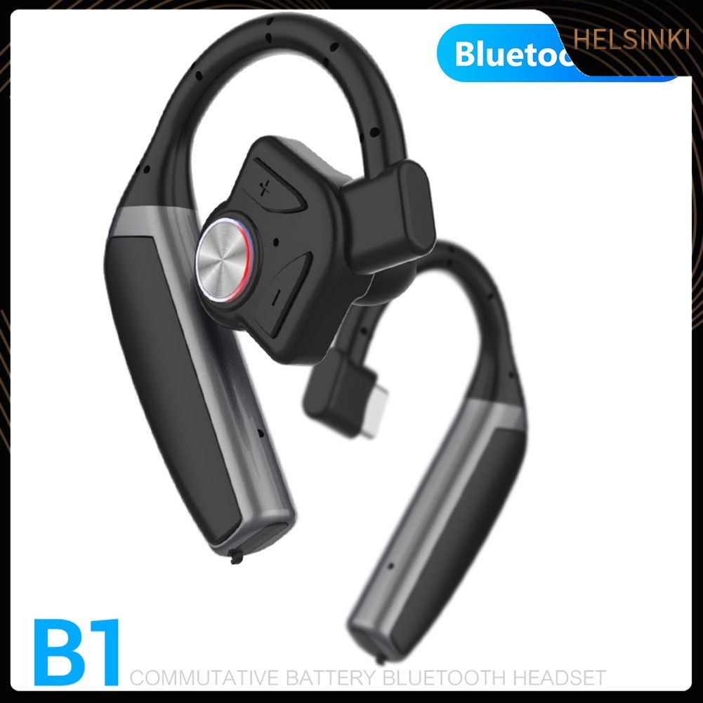 Tai Nghe Bluetooth 5.0 Hel + B1 Móc Vành Tai Kiểu Dáng Công Sở