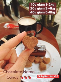 KẸO GIẢM CÂN SOCOLA ĐAN MẠCH[ TÁCH LẺ 20V ]
