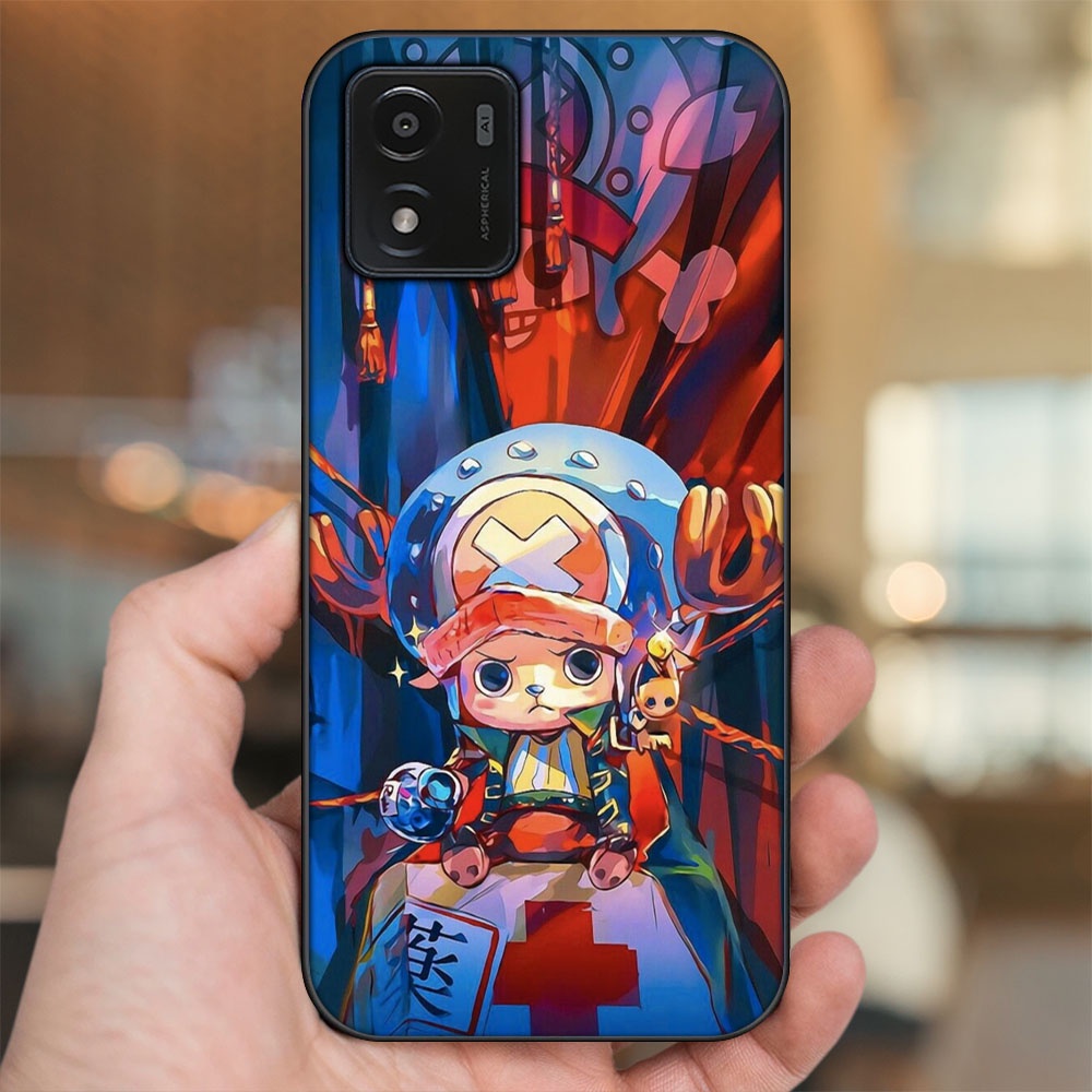 Ốp lưng Vivo Y01 viền đen in hình Chopper One Piece Đảo Hải Tặc