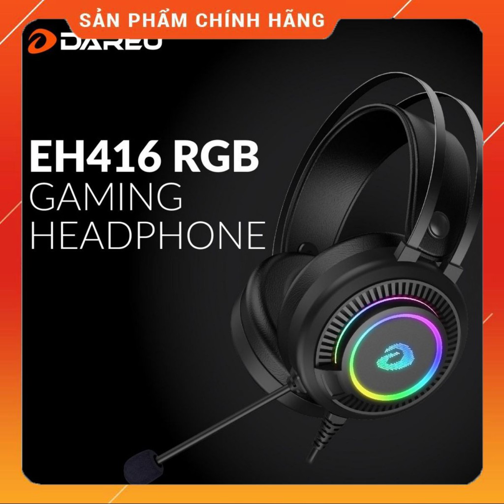 Tai Nghe Gaming DAREU EH416 RGB - Hàng chính hãng Mai Hoàng phân phối