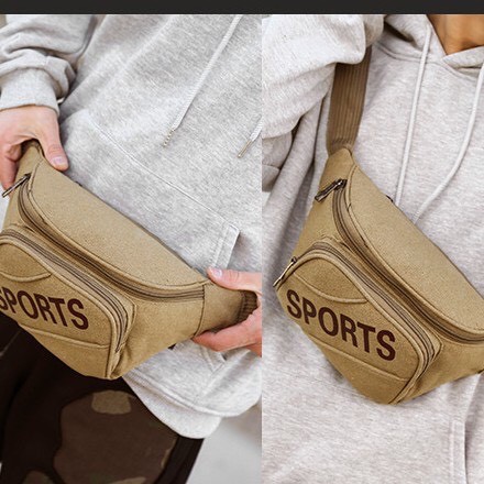 Túi nam đẹp🎁FREESHIP🎁nhập mã [TUINAM] giảm 30k Túi đeo hông sport đen | BigBuy360 - bigbuy360.vn