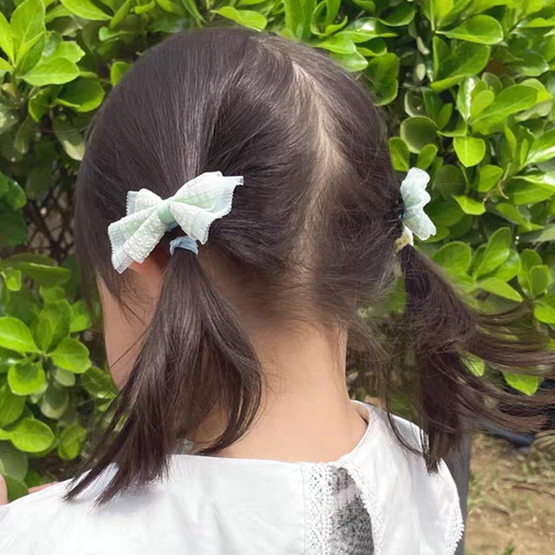 Bộ Kẹp Tóc Hình Nơ/Hoa Dễ Thương Thời Trang Hàn Quốc Cho Bé Gái