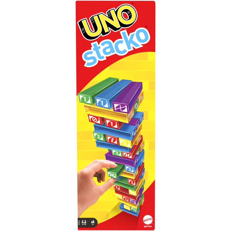 Đồ Chơi Bài MATTEL GAMES Trò Chơi Trí Tuệ Uno Stacko 43535