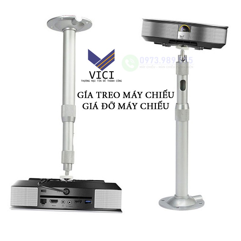 Giá treo máy chiếu mini, Led, androi, beecube, aun, xiaomi, salange, cheerlux, yg. Chất liệu nhôm cao cấp ( không có ốc)