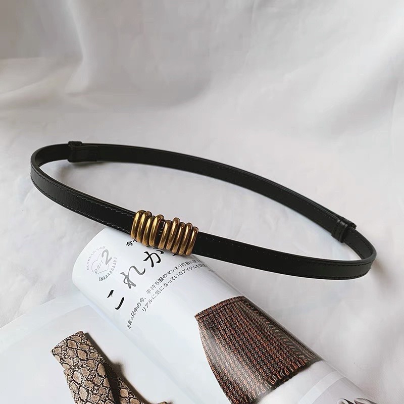 I.CHIC - Đai váy áo bản nhỏ mặt Vàng nốt nhạc xinh xắn