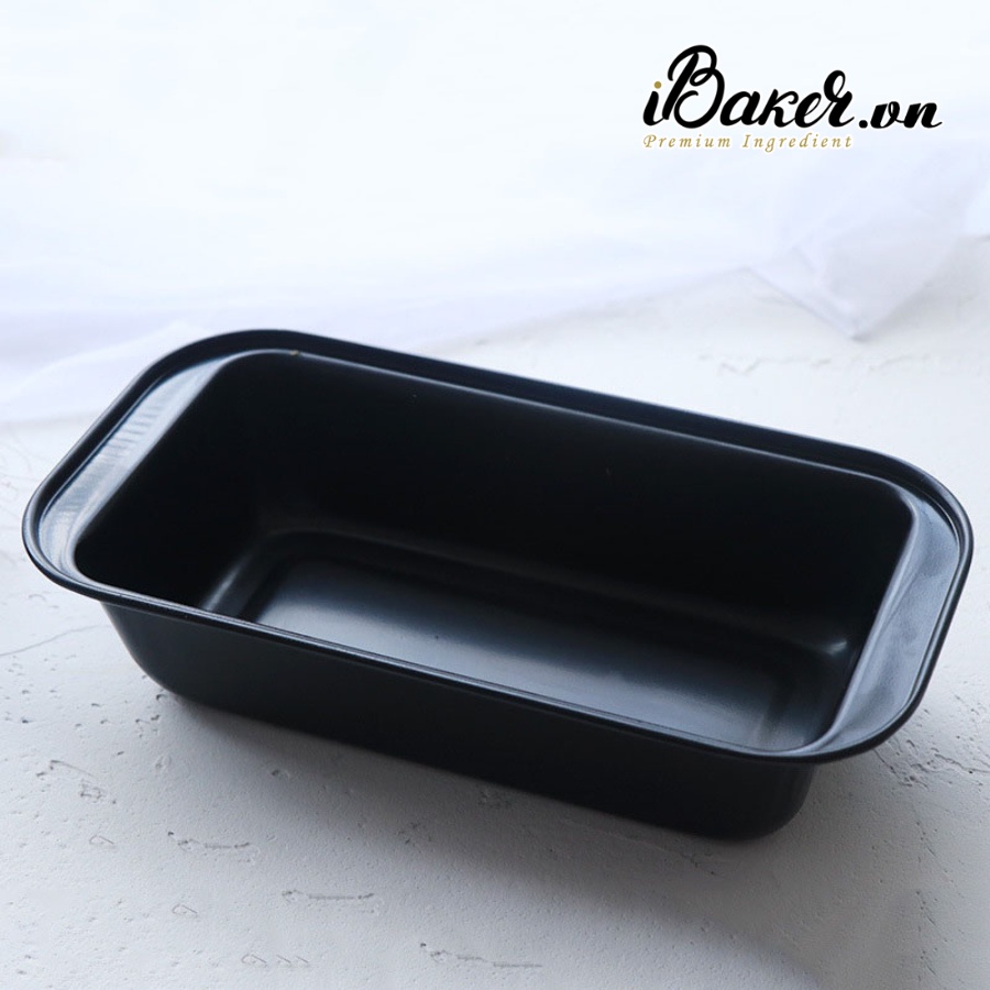 Khuôn loaf đen chống dính/ Khuôn chữ nhật làm bánh mì hoa cúc