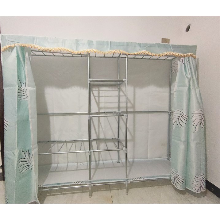 Tủ Đựng Quần Áo Cỡ Lớn Nhất 1m7 - 2m1 Khung Thép Titan solno Siêu Bền | BigBuy360 - bigbuy360.vn