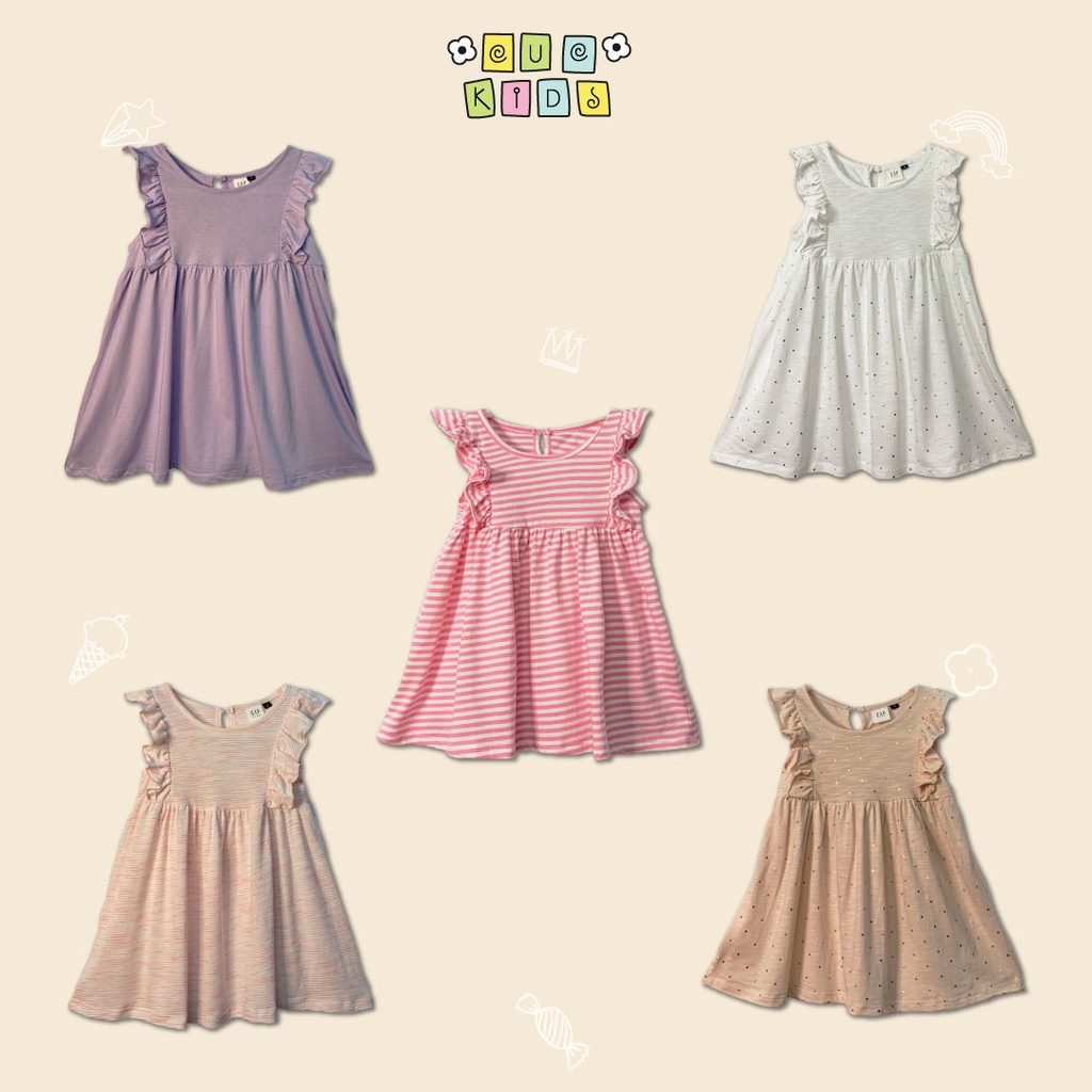 Váy Bé Gái Cánh Tiên Hàng Nhập Khẩu Cao Cấp GAP , Họa Tiết Siêu Xinh Cho Bé Chất Thun Cotton Mềm Mát - An Toàn Cho Da Bé