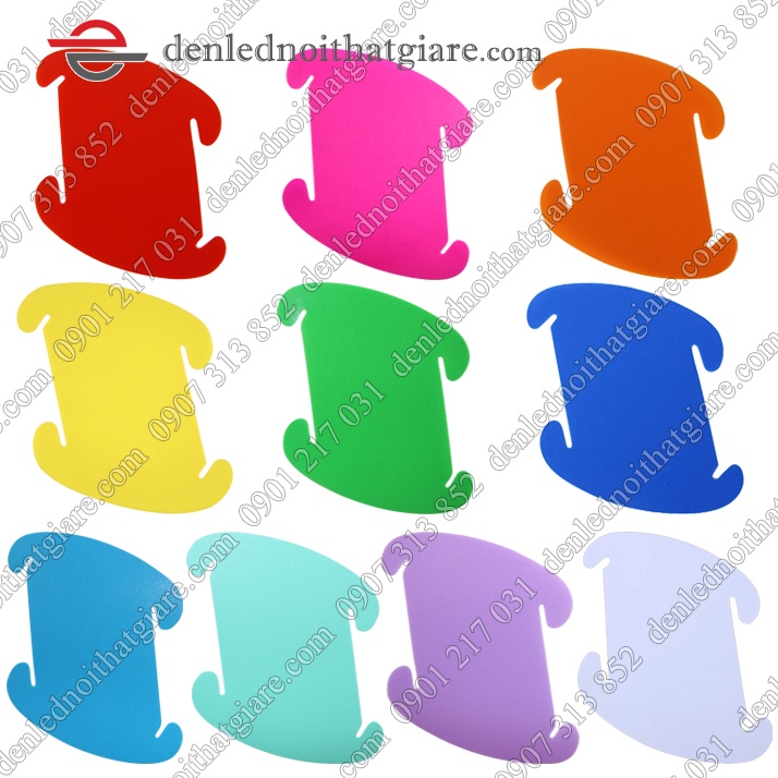 Combo 10 Đèn Lồng IQ lắp ráp bằng nhựa kiểu Tròn 24cm