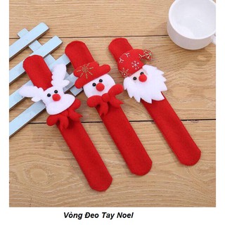 Vòng Đeo Tay Nhung Noel Không Đèn