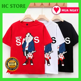 Áo Thun Trẻ Em In Hình Mix Sans Áo Phông Error Sans 3 màu cực chất giá siêu rẻ