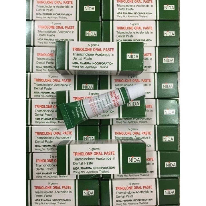 Tuýp Kem Bôi Nhiệt Miệng Trinolone Oral Paste Chính Hãng Thái Lan