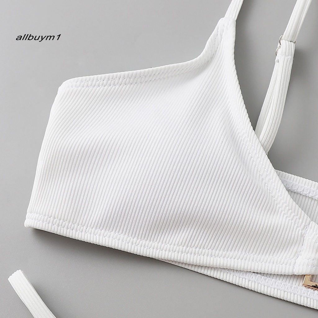 Bộ Đồ Bơi Bikini Lưng Thấp Với Đệm Ngực Thoải Mái Cho Nữ