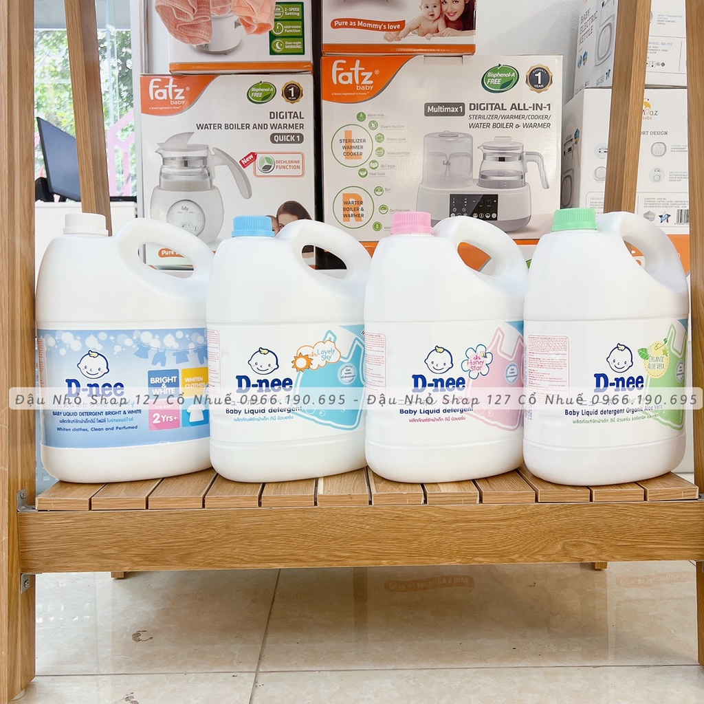 D-NEE Nước giặt quần áo em bé dnee 3000ml (Chính hãng có tem Đại Thịnh)