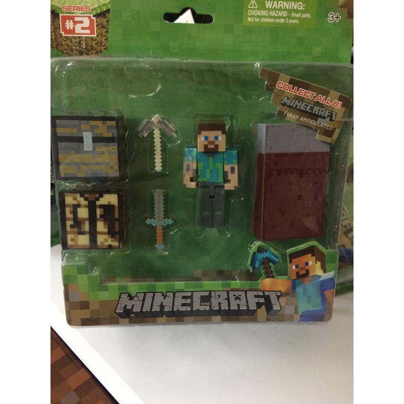 Mô hình Minecraft Coreplayer Survival Pack Action Figure