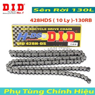 Sên Rời Đen 10ly 130L DID Exciter 150, Winner X/150, Sonic, Raider, Satria Thái Lan