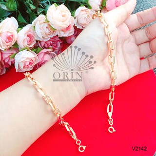Vòng tay nữ dạng lắc xích thiết kế cao cấp bền màu Orin V2142