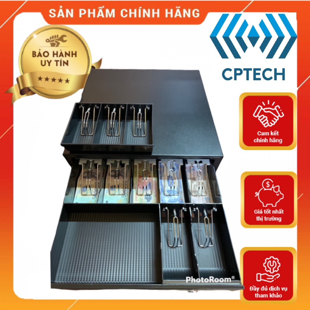 Két thu ngân CP448 - 10 Ngăn Kẹp siêu rẻ, siêu bền, sơn tĩnh điện chống gỉ