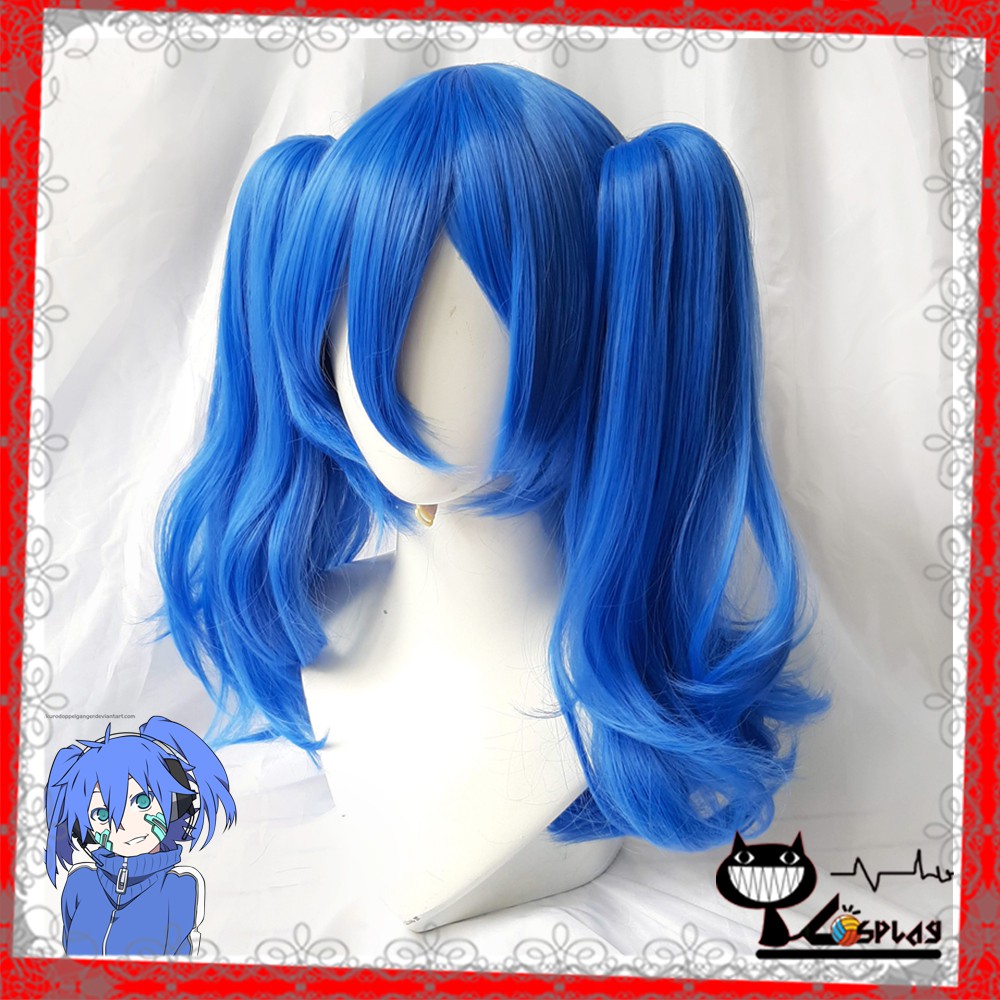 [Sẵn] Wig/tóc giả cosplay Ene - Mekaku City Actors (Kagerou Project) màu xanh dương hai búi tại Miu Cosplay