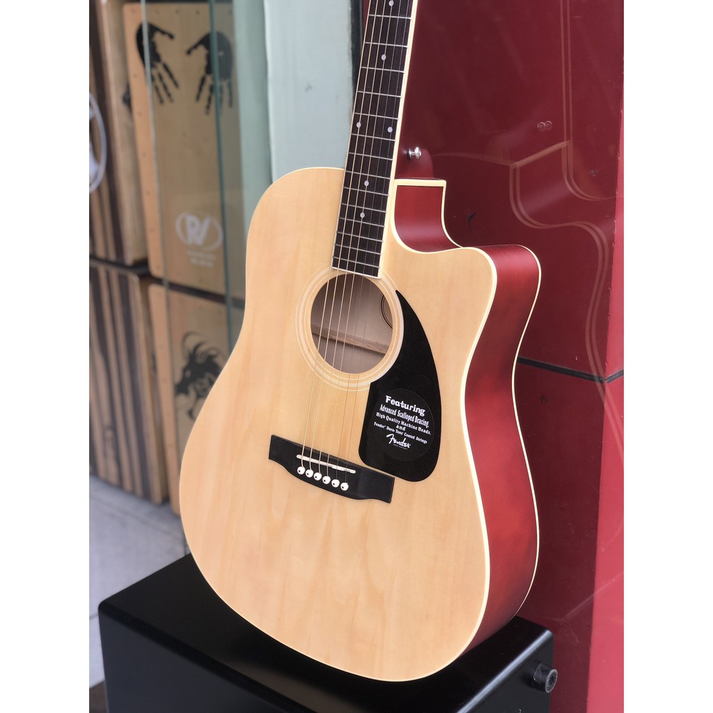 Đàn guitar acoustic Fender CD-60 tặng kèm full phụ kiện- màu tự nhiên