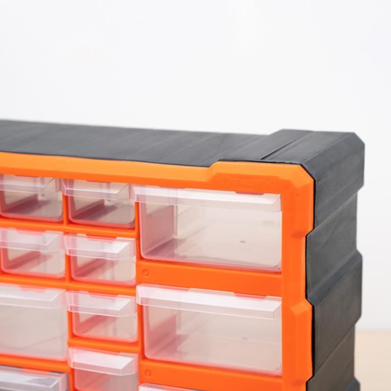 Tủ Tactix 22 ngăn 320632 đựng linh kiện ốc vít, phụ kiện điện thoại, DIY, nail, trang sức tiện dụng nhựa nguyên sinh