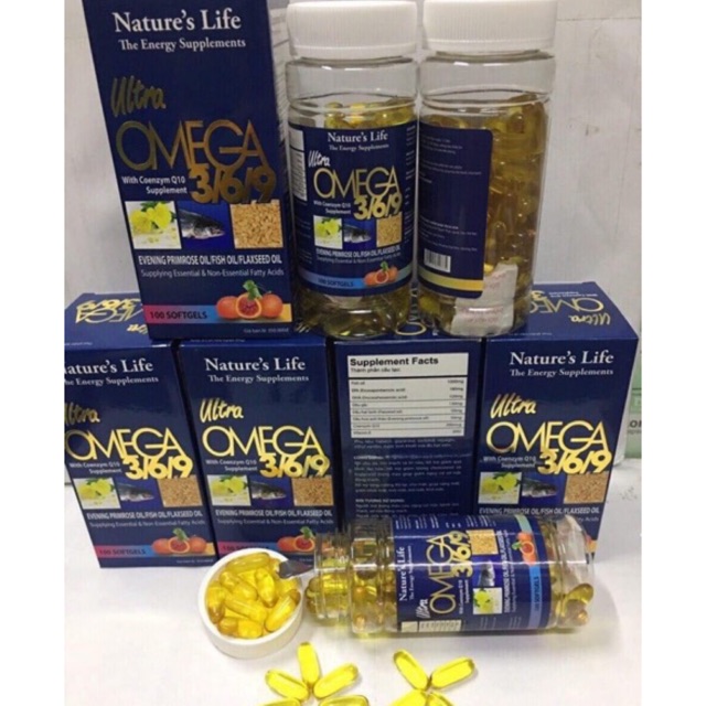 OMEGA 369 - Tăng cường thị lực cho mắt, giúp sáng mắt, tốt cho da, tim mạch