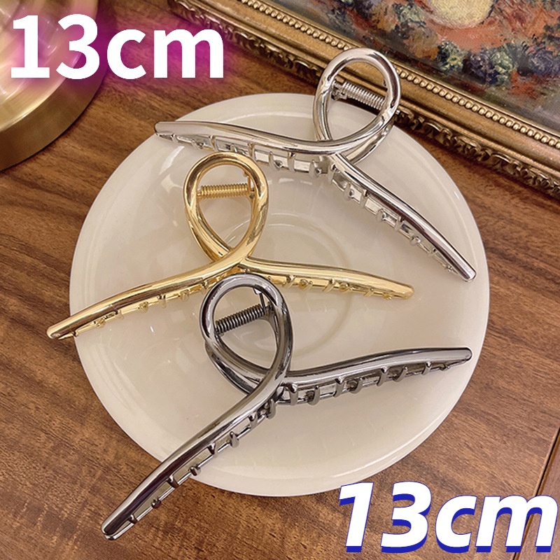 Kẹp Tóc Càng Cua Kim Loại Cỡ Lớn 13cm Chất Lượng Cao Cho Nữ