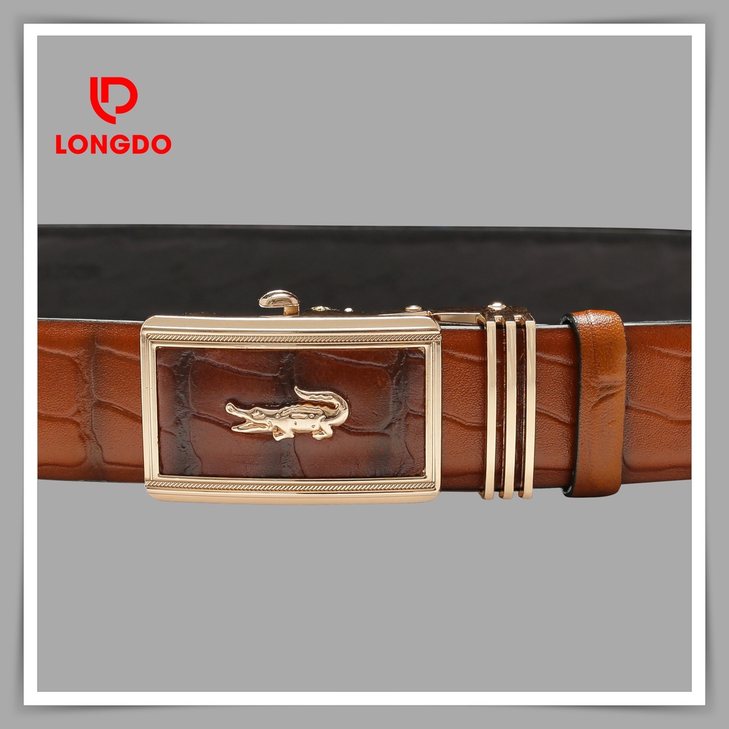 Dây nịt nam cao cấp - Cam kết 100% da bò thật - Hàng chính hãng thương hiệu Longdo Leather - TL01