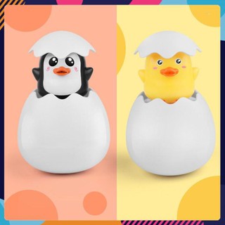 Trứng tự nở, đồ chơi nhà tắm cho bé - trứng cánh cụt, vịt