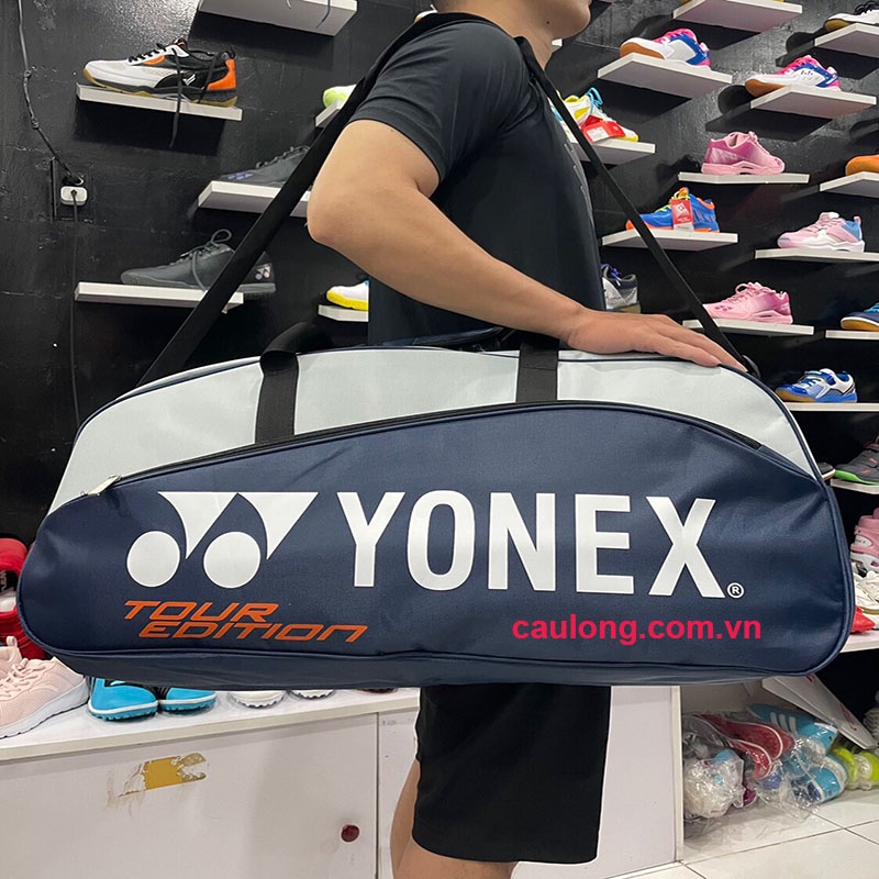 Túi Vợt Cầu Lông Yonex Vuông 2 Ngăn 668 Xanh Đen