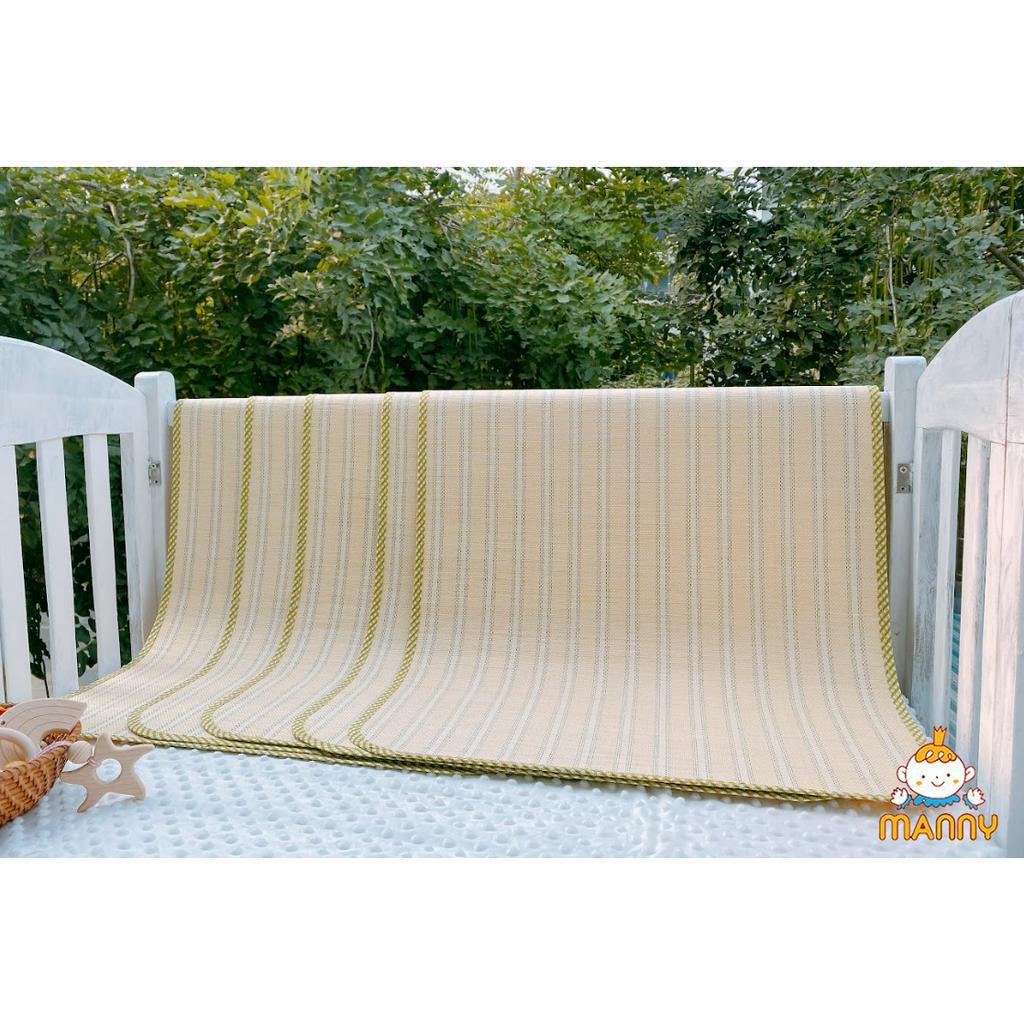 Chiếu tăm tre cho bé cao cấp, chiếu tre điều hòa mát mịn cho bé size 60x110cm - Mami & Babi