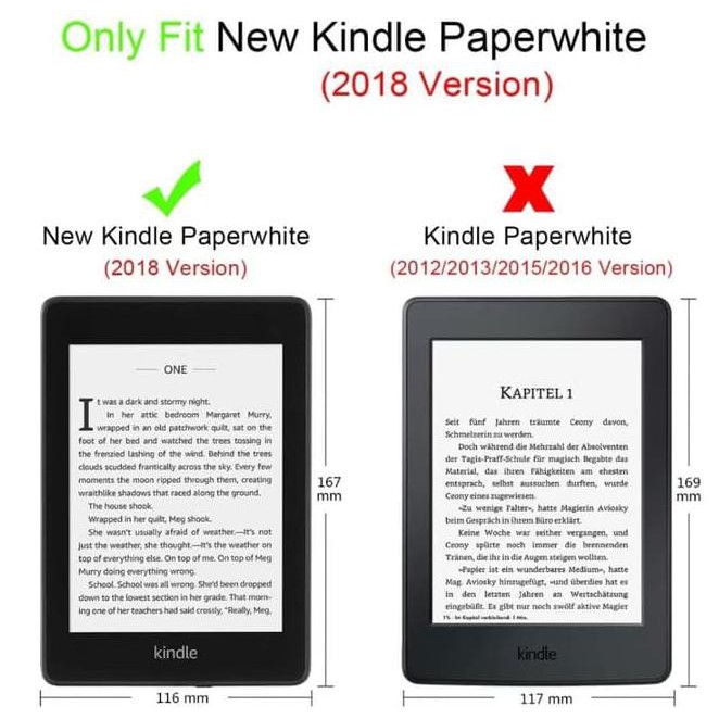 Bao Da Máy Tính Bảng Thông Minh Oy8N Amazon Kindle Paperwhite 10th Gen 2018 66xe