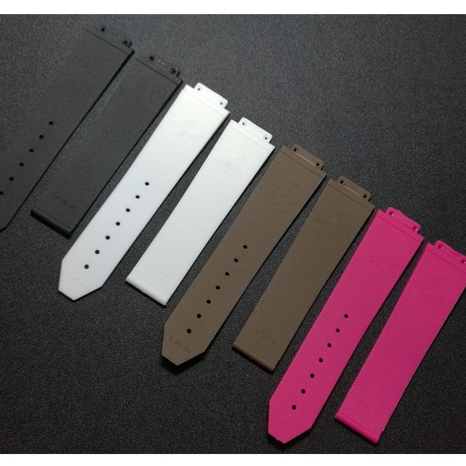 Dây cao su cho đồng hồ hublot nữ - nhiều màu - size 34mm