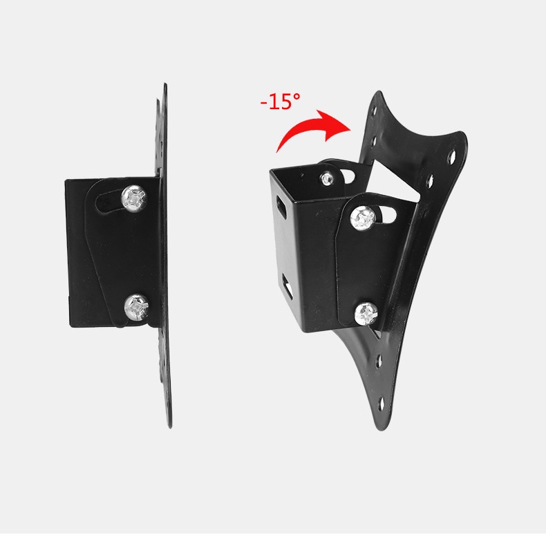 Giá Treo Màn Hình 14 - 27Inch C12 Cách Tường 3.5 Cm - Tùy Chỉnh Góc Nghiêng Xuống 15 Độ TV LCD Màn hình máy tính Giá treo tường