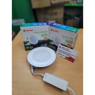 Đèn Led rạng đông 7W âm trần đổi 3 màu trắng/ vàng/ trung tính hàng chính hãng có bảo hành