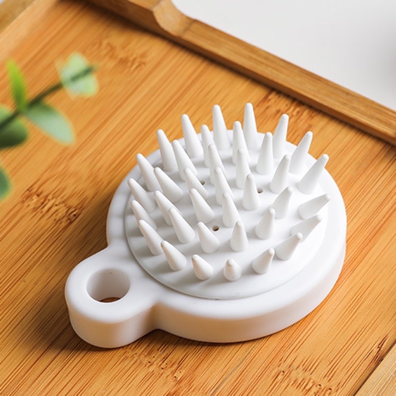 Lược gội đầu silicon mềm massage da đầu giảm rụng tóc kích thích mọc tóc mát xa đầu gỡ rối tóc, loại bỏ cặn bã nhờn, gàu