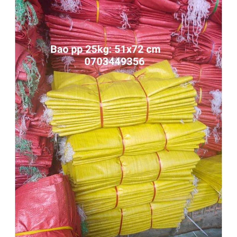 [Giá tốt] Combo 200 bao pp đựng gạo 50kg