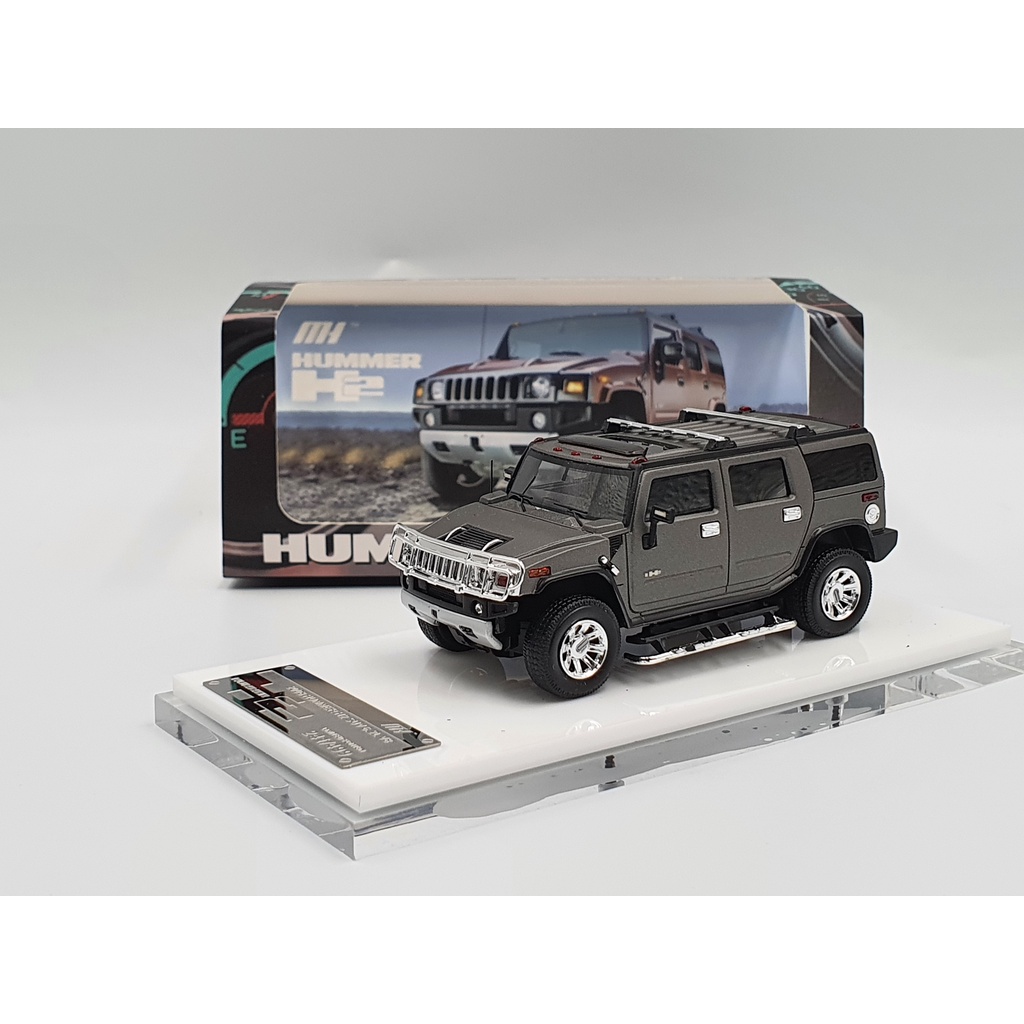 Xe Mô Hình Hummer H2 2008 Tỉ lệ 1:64 Hãng sx Motor Helix ( Xám )